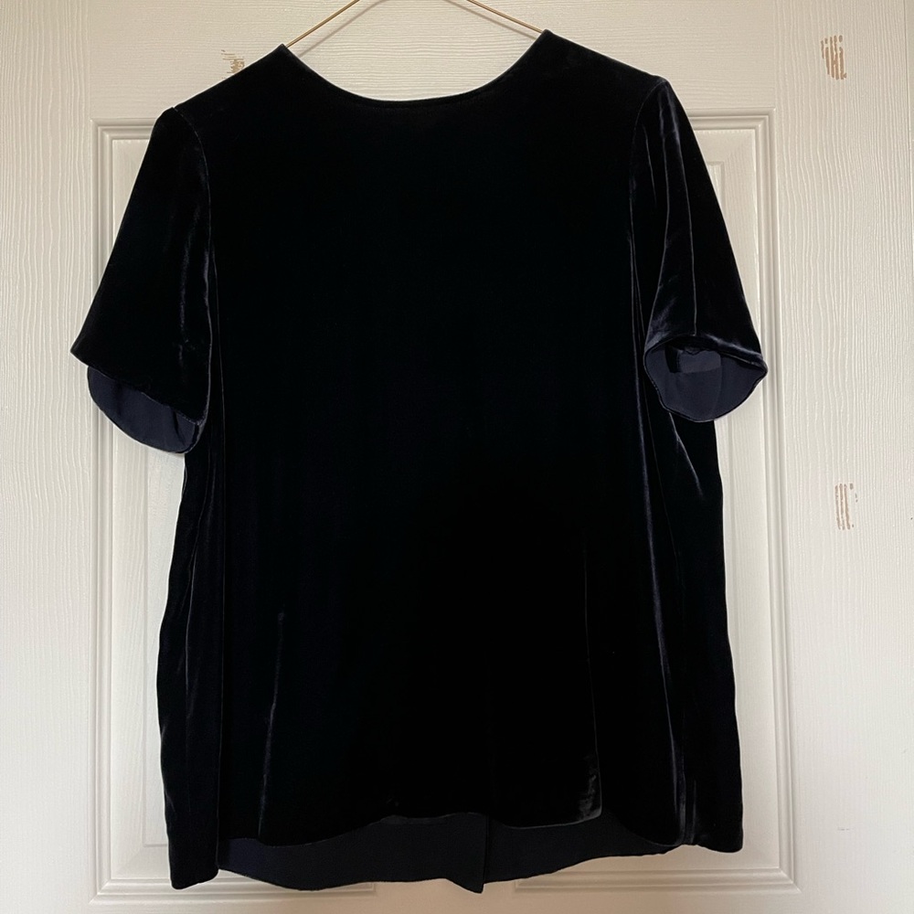 Vince Navy Velvet Tee